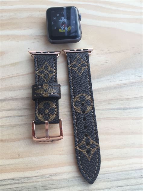 authentic lv apple watch band|lv apple watch band 40mm.